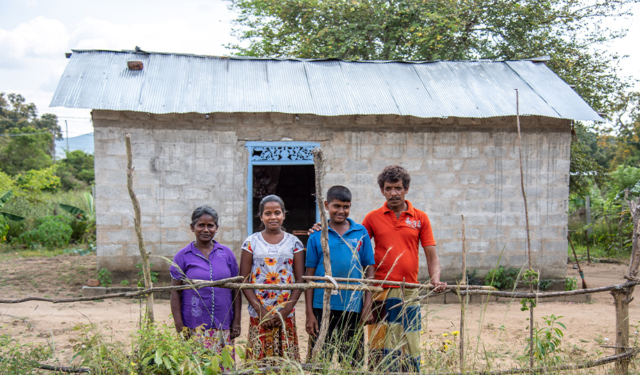 Wasana and her family